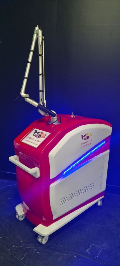 Dual twin laser tattoo removal machine